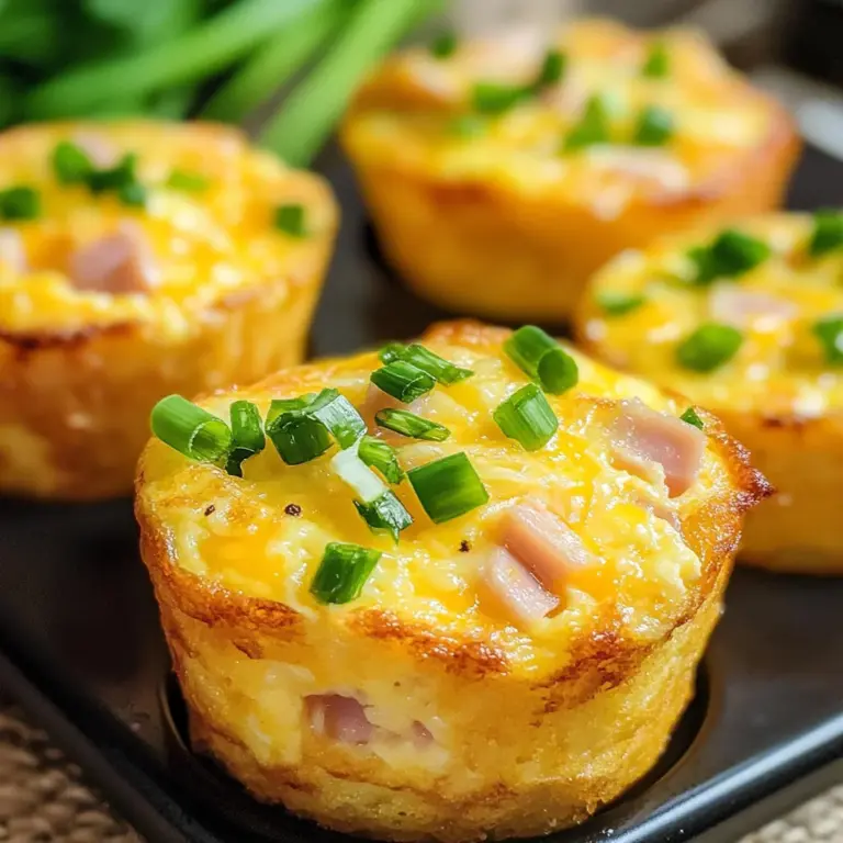 chicken chicken ham and Cheese Egg Muffins