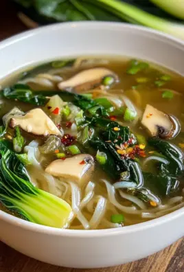 25-Minutes Ginger Garlic Bok Choy Soup - A Delicious Choice
