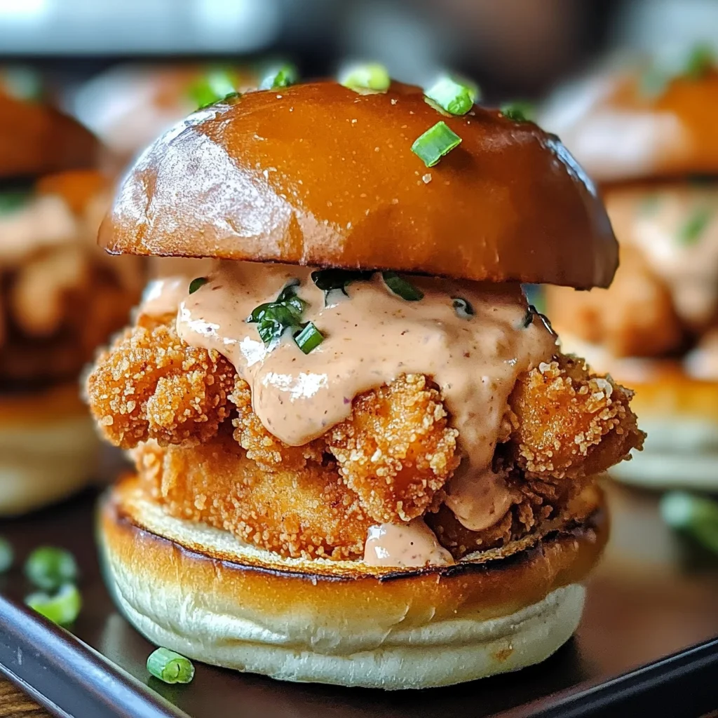 30-Minute Bang Bang Chicken Sliders Recipe
