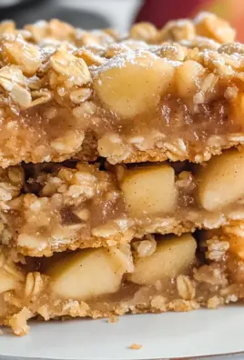 Apple Pie Oatmeal Bars