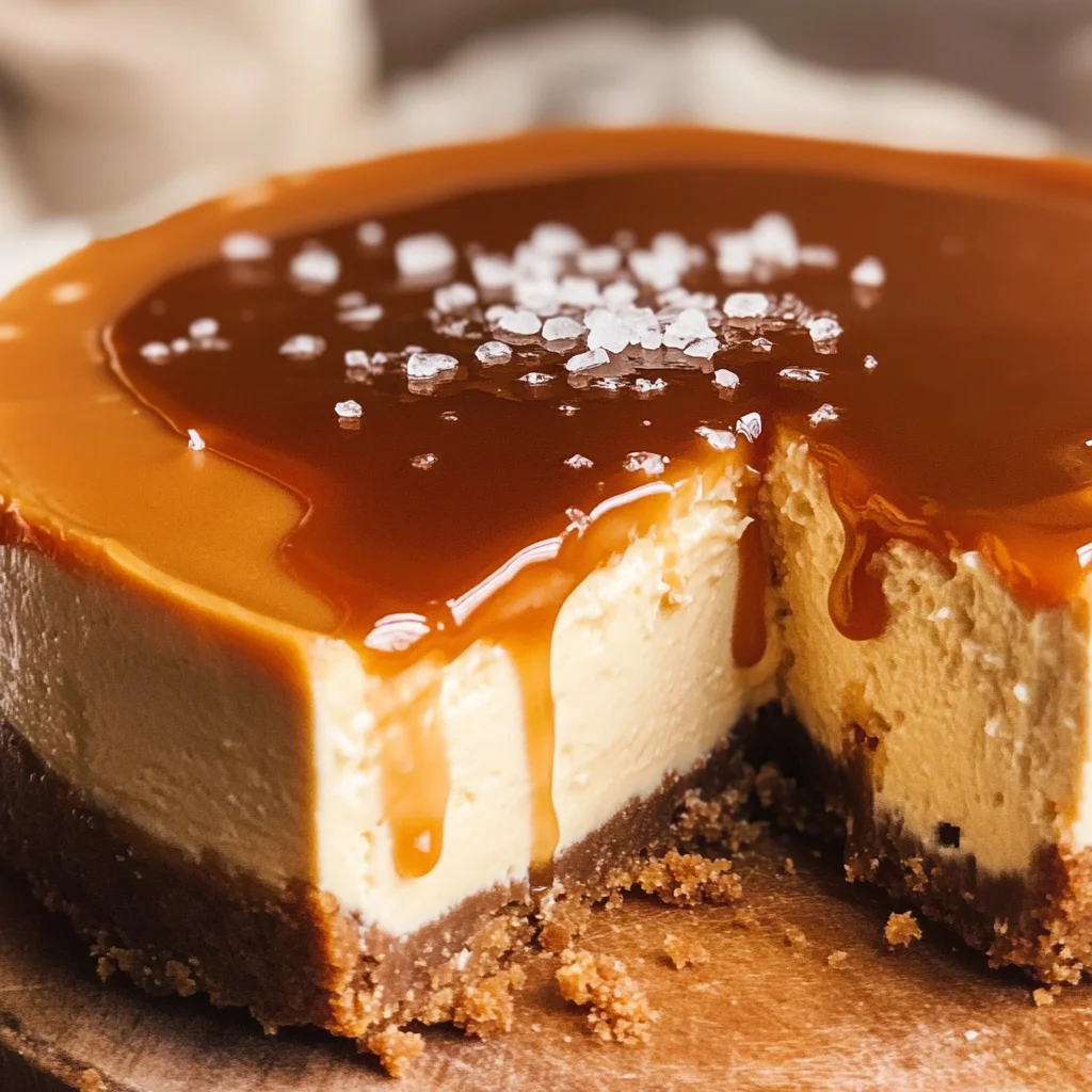 BEST SALTED CARAMEL CHEESECAKE RECIPE