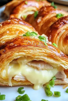 Baked Turkey and Cheese Croissants