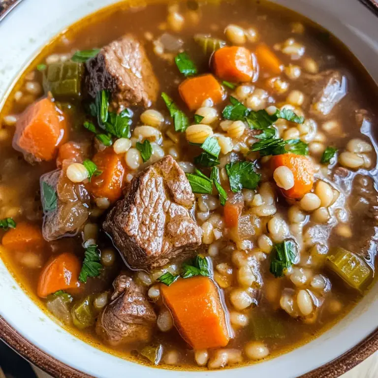 Beef Barley Soup