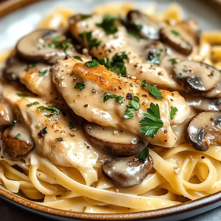 Chicken Marsala Pasta