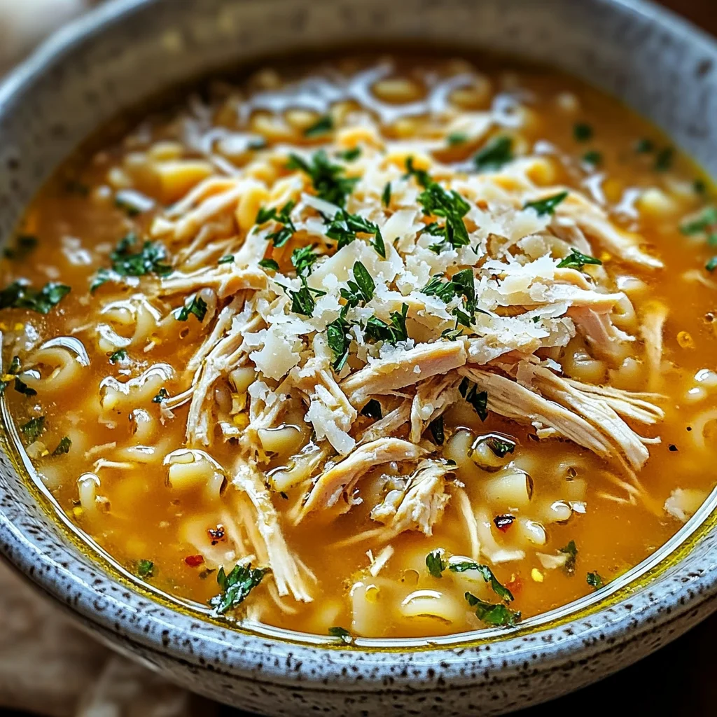 Chicken Pastina Soup Recipe