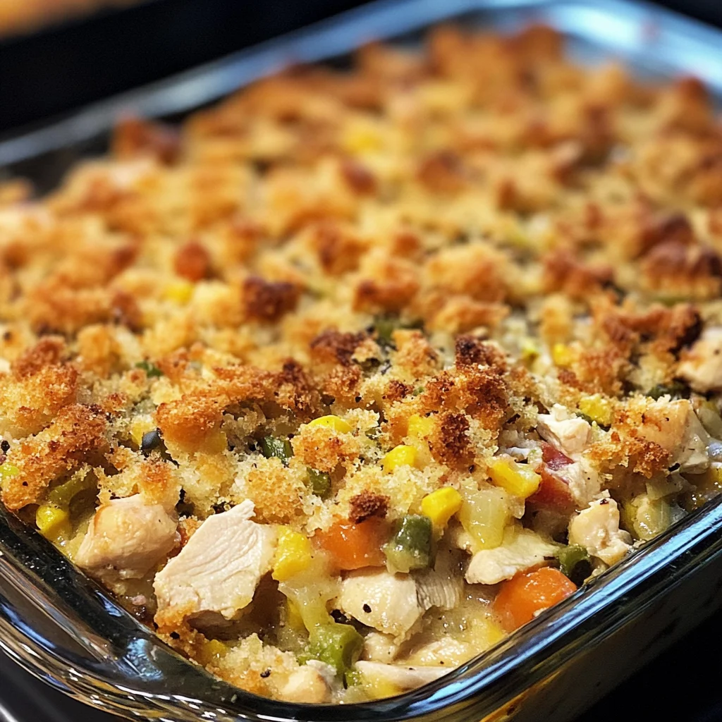Chicken and Stuffing Casserole Recipe