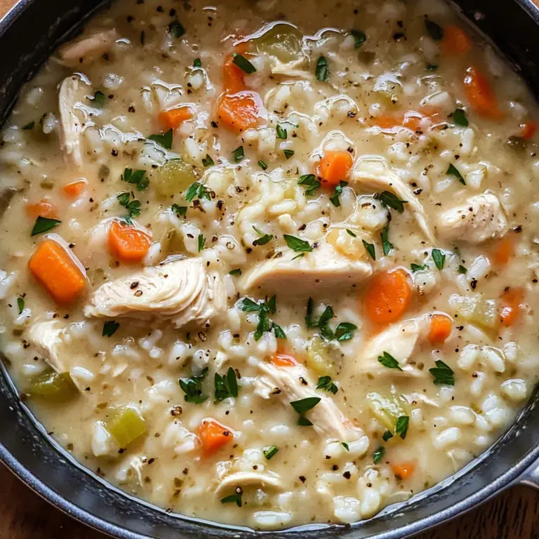Crack Chicken and Rice Soup