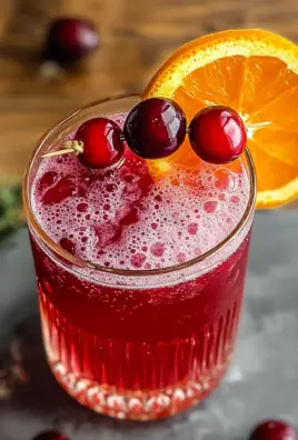 Cranberry and Orange Juice Mocktail