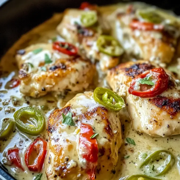 Creamy Pepperoncini Chicken Skillet Recipe - Quick & Easy