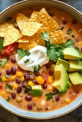 Crockpot Vegetarian Tortilla Soup for Cozy Weeknight Comfort