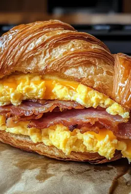 Croissant Breakfast Sandwiches