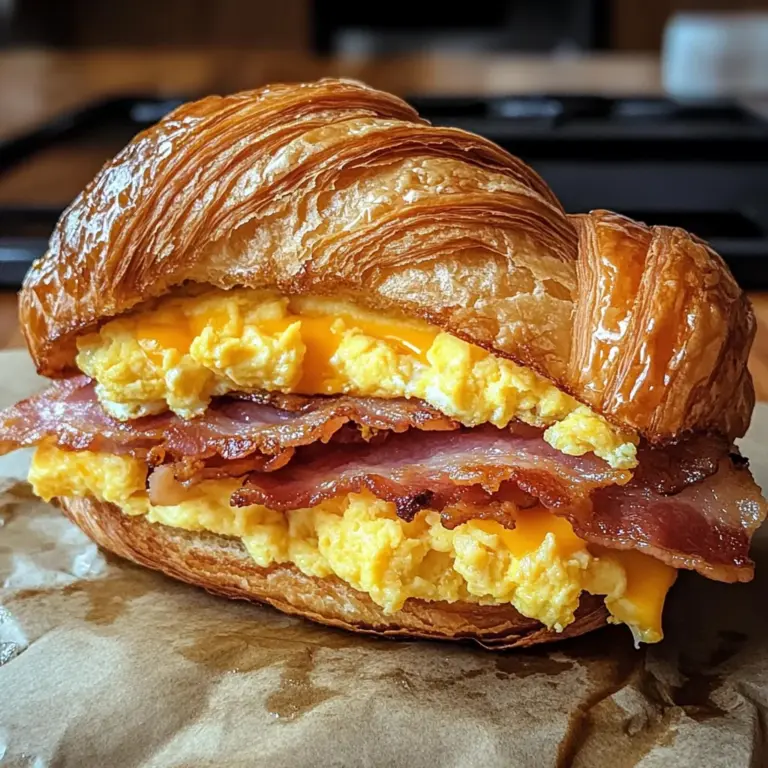 Croissant Breakfast Sandwiches