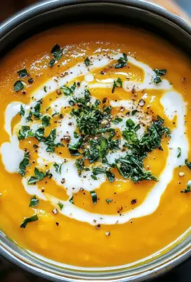 Easy Butternut Squash and Sweet Potato Soup