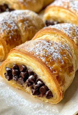 Easy Chocolate Croissants