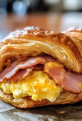 Easy Croissant Breakfast Sandwiches