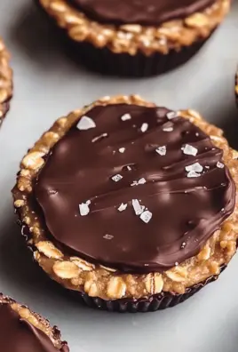 Easy No Bake Peanut Butter Oat Cups