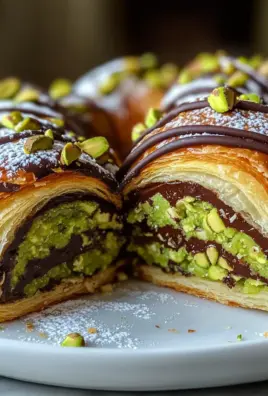 Easy Pistachio Chocolate Croissant Recipe | Homemade French Treat