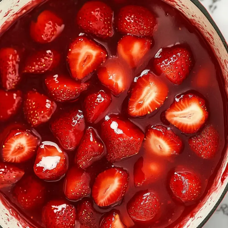 Easy Strawberry Topping (Strawberry Sauce)