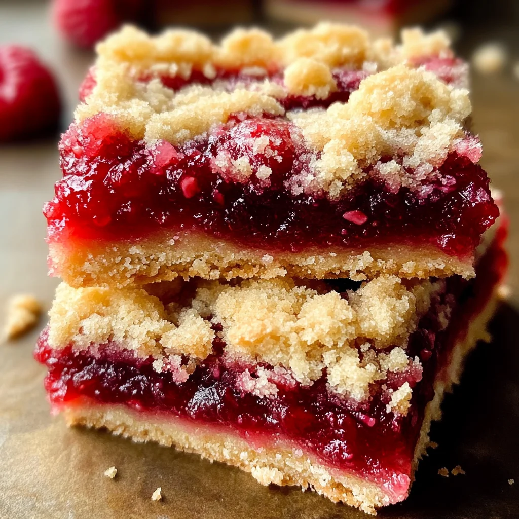 Fabulous Five Ingredient Raspberry Bars