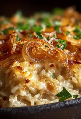French Onion Chicken Rice Casserole