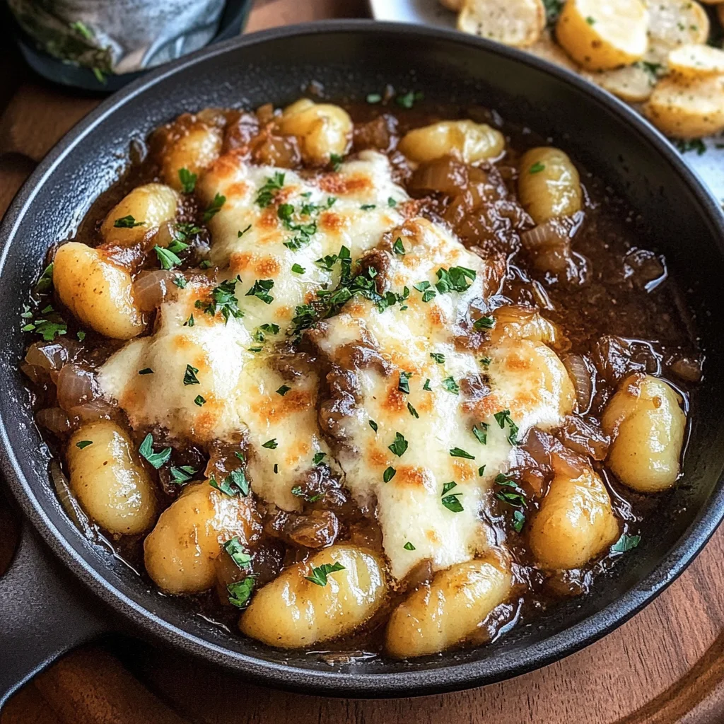 French Onion Gnocchi