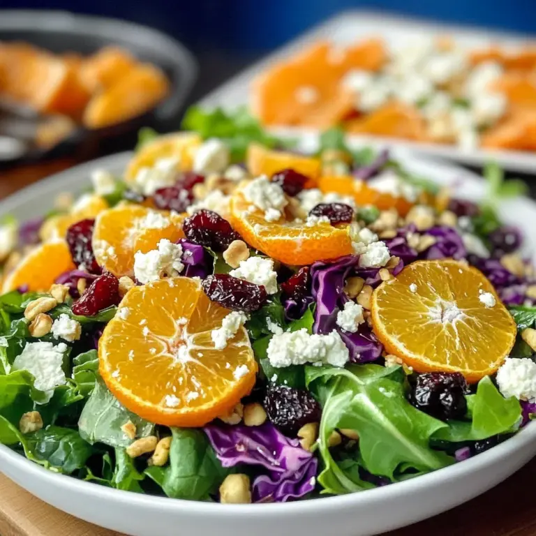 Fresh Citrus Salad with Orange Honey Vinaigrette