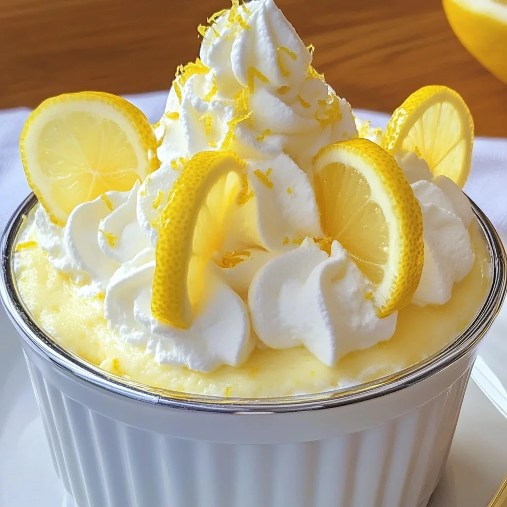 Fresh Lemon Mousse