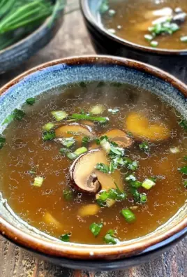 Ginger Garlic Mushroom Broth