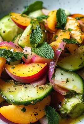 Gorgeous Peach Salad