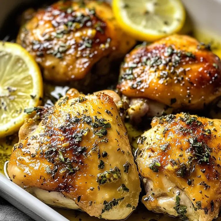 Greek Lemon Chicken Thighs