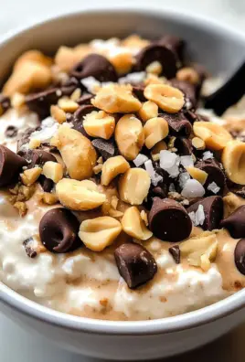 Healthy Cottage Cheese Snickers Bowl {High Protein}