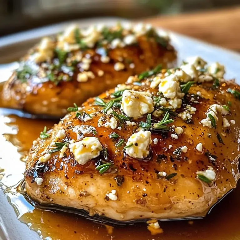 Hot Honey Infused Feta Chicken