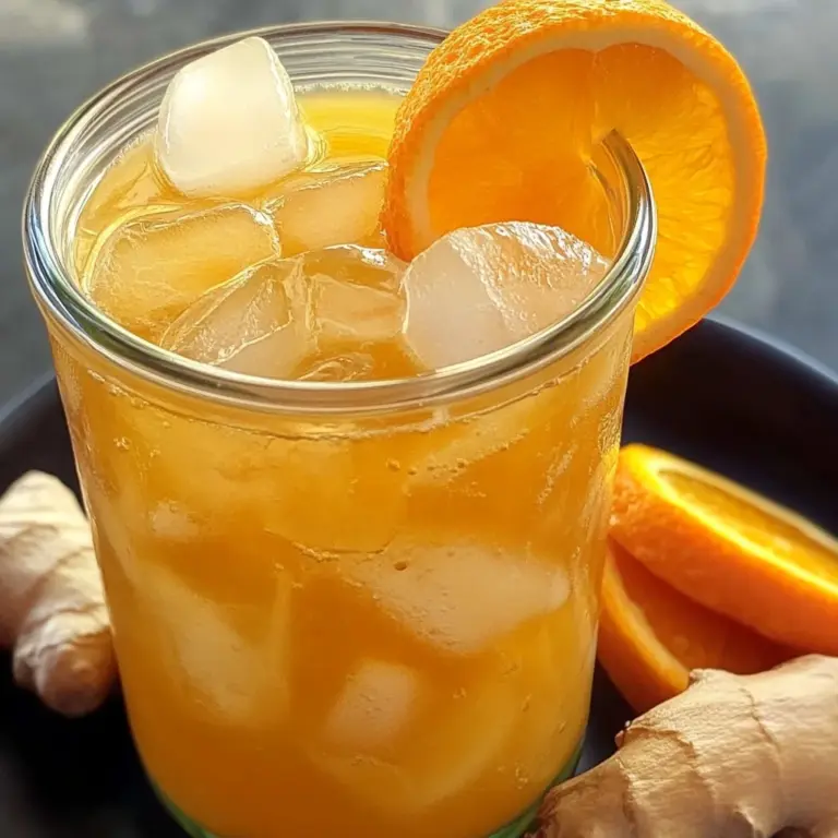 Iced Orange Ginger Green Tea