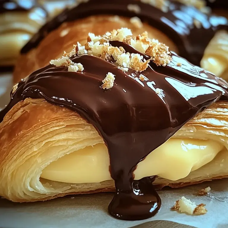Irresistible Boston Cream Pie Croissants You Can’t Resist