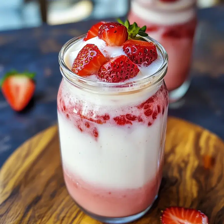 Korean Strawberry Milk