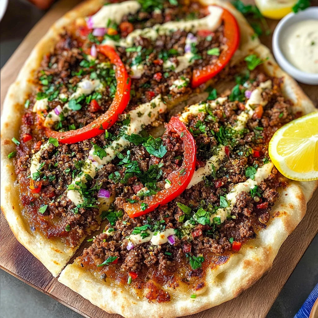Lamb Lahmacun (Turkish Pizza)