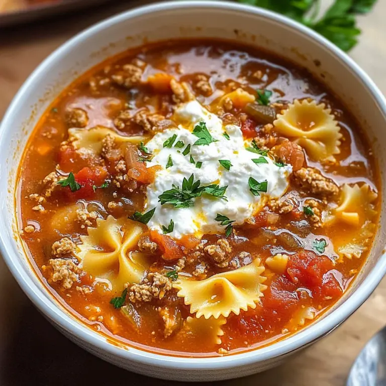 Lasagna Soup
