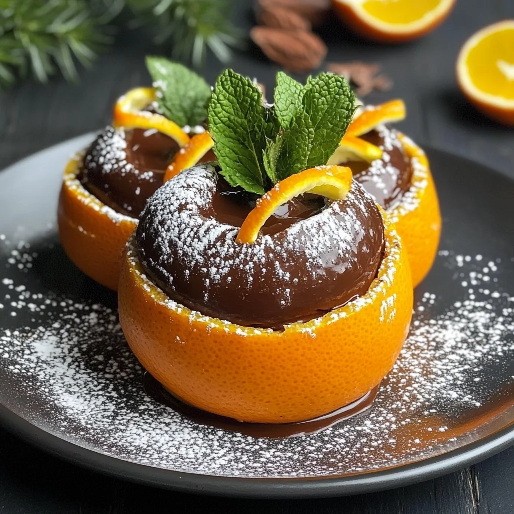 Le fondant à l'orange