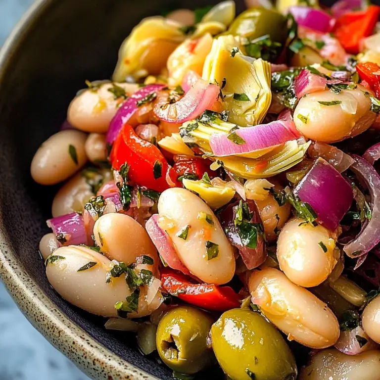 Marinated Butter Beans