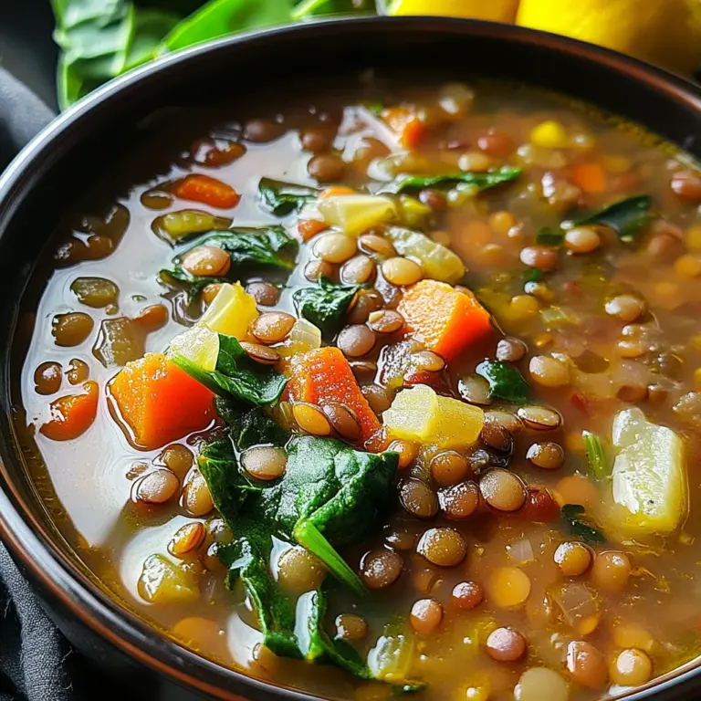 Mediterranean Lentil Soup