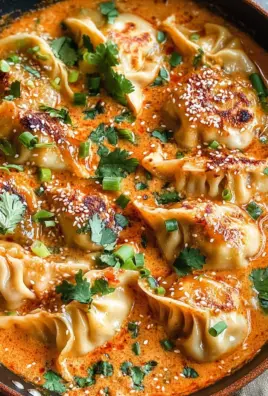 One Pan Baked Dumplings
