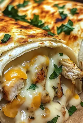 Ooey-Gooey Cheesy Garlic Chicken Wraps You’ll Love!