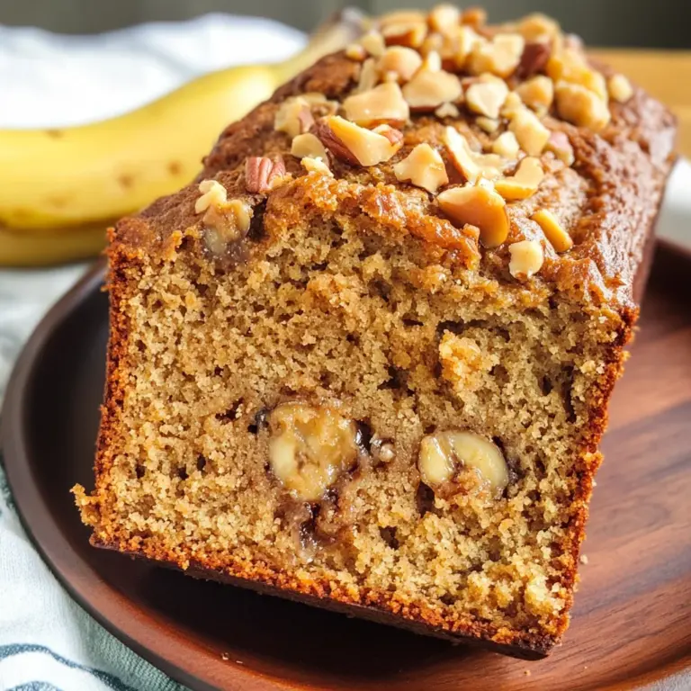 Peanut Butter Banana Bread