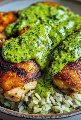 Peruvian Chicken And Rice with Green Sauce