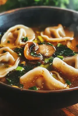 Potsticker Soup Comforting Flavorful Bowl