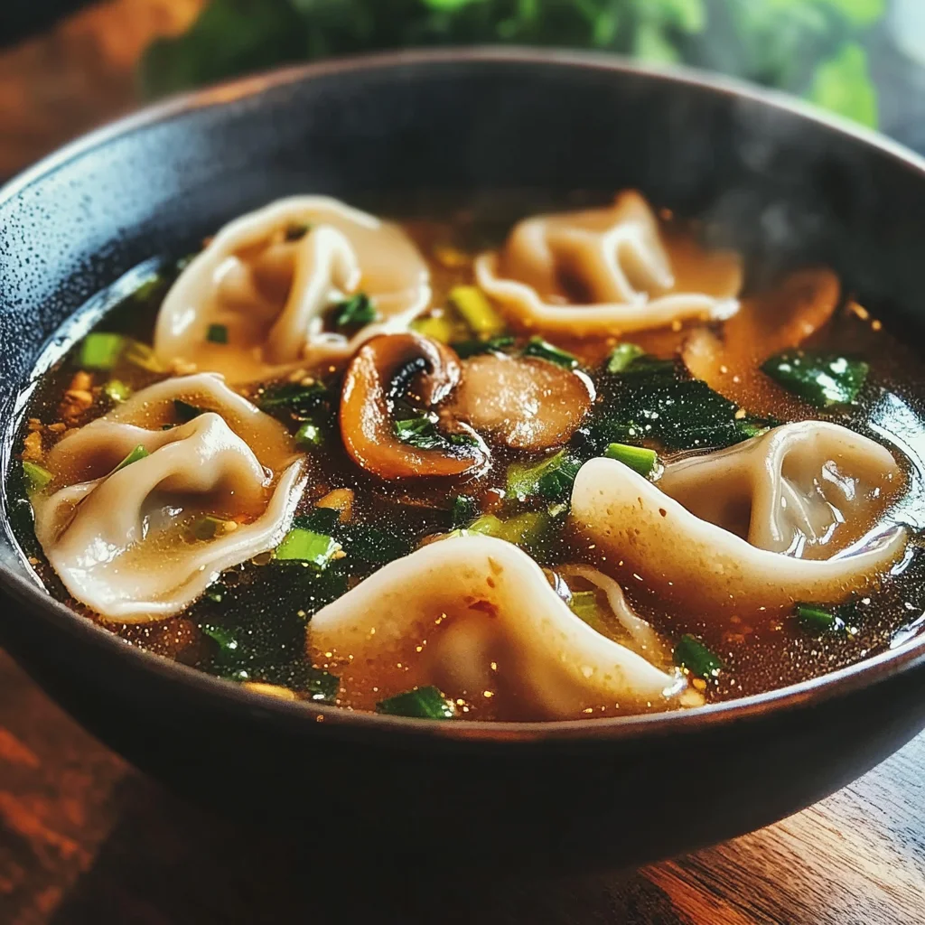Potsticker Soup Comforting Flavorful Bowl