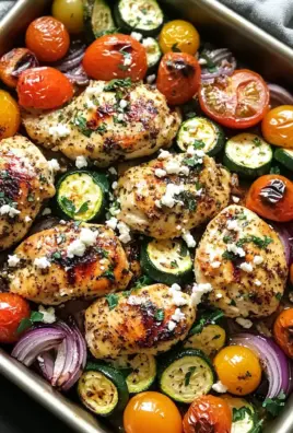 Sheet Pan Greek Chicken and Veggies (Easy One-Pan Meal)