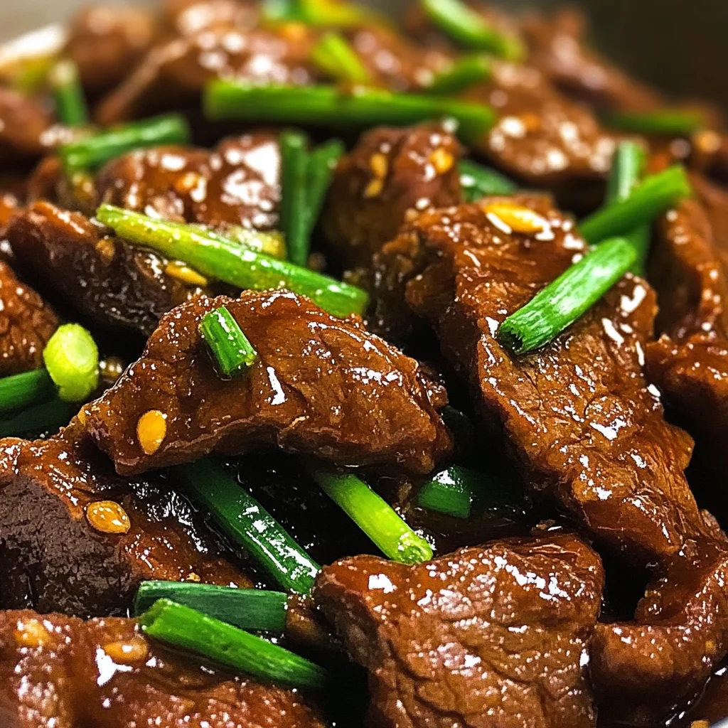Slow Cooker Mongolian Beef