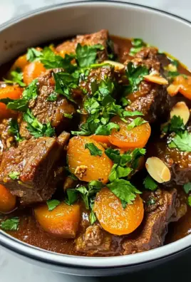 Slow Cooker Moroccan Lamb Tagine with Apricots