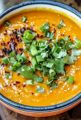Spicy Miso Carrot Soup: Your Cozy Vegan Comfort Bowl